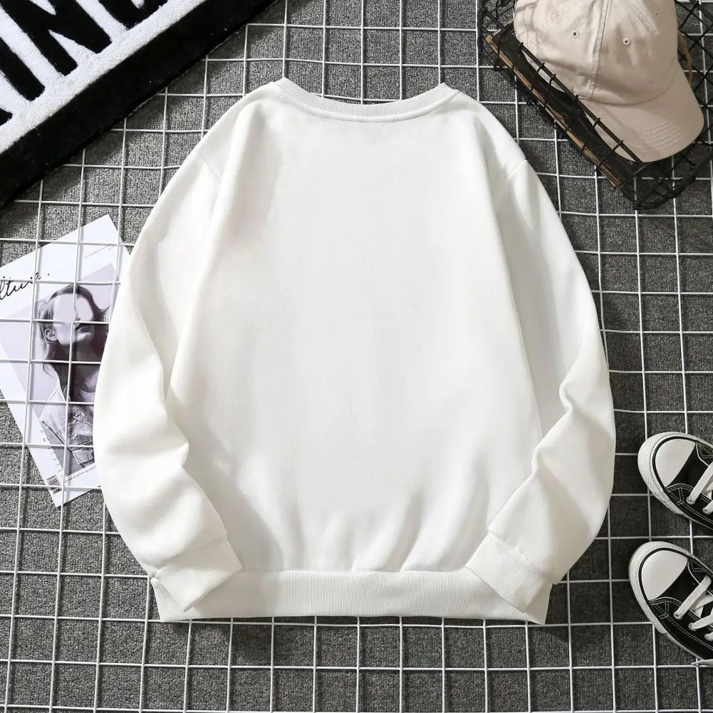 

Women Sweatshirt Long Sleeve Women Pullover Autumn Winter Casual Heartbeat Printing Pullover Top