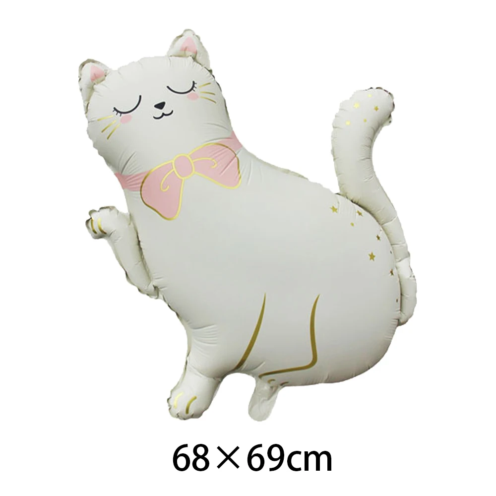 

Украшение для дня рождения с изображением кошки, баннер, воздушный шар, воздушный шар с кошачьей лапой, детская тематическая вечеринка с изображением кошки, гирлянда, украшение для детского душа