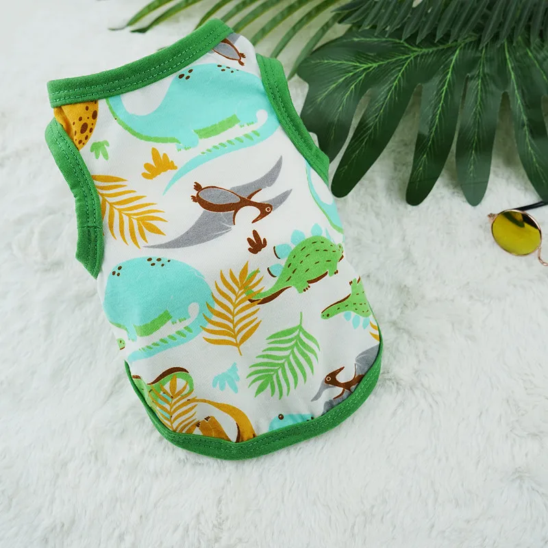 

Жилет для домашних животных, летняя крутая Одежда для собак, Мультяшные животные, верх для щенка, дышащий жилет, красивая одежда для собак ко...