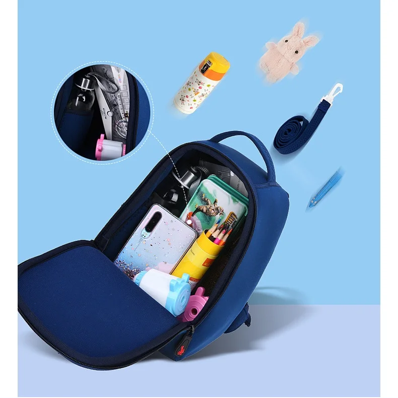 Popular Kindergarten Girl Boy Cute Cartoon Rabbit Dinosaur Schoolbags New Children Grade 1-3 Fashion Backpacks for Students Hot