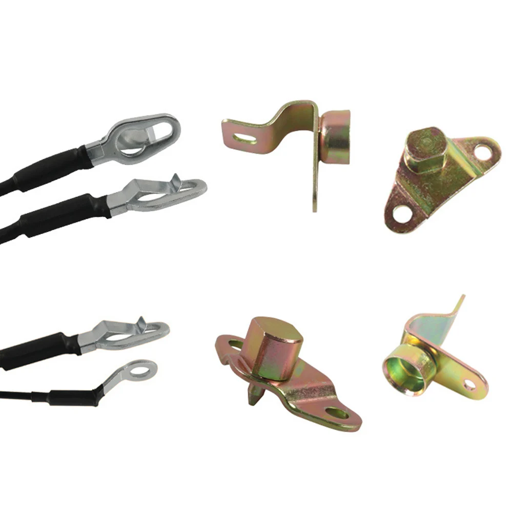 

Cables Kit Tailgate Hinge Set Tailgate Hinges With Cables Coated Wire Rope + Iron Brand New