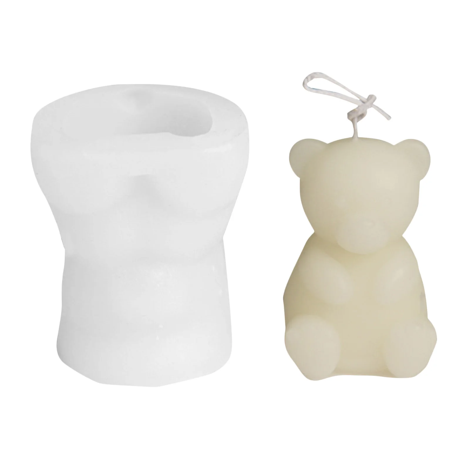 

3D Bear Shape Silicone Chocolate Mold Chocolate Silicone Moulds Different Bears Silicone Candle Moulds Ice Cube for Coffee Milk