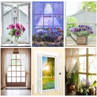 natural scenery outside the window photography backgrounds props flower tree landscape portrait photo backdrops 2236 ch 07