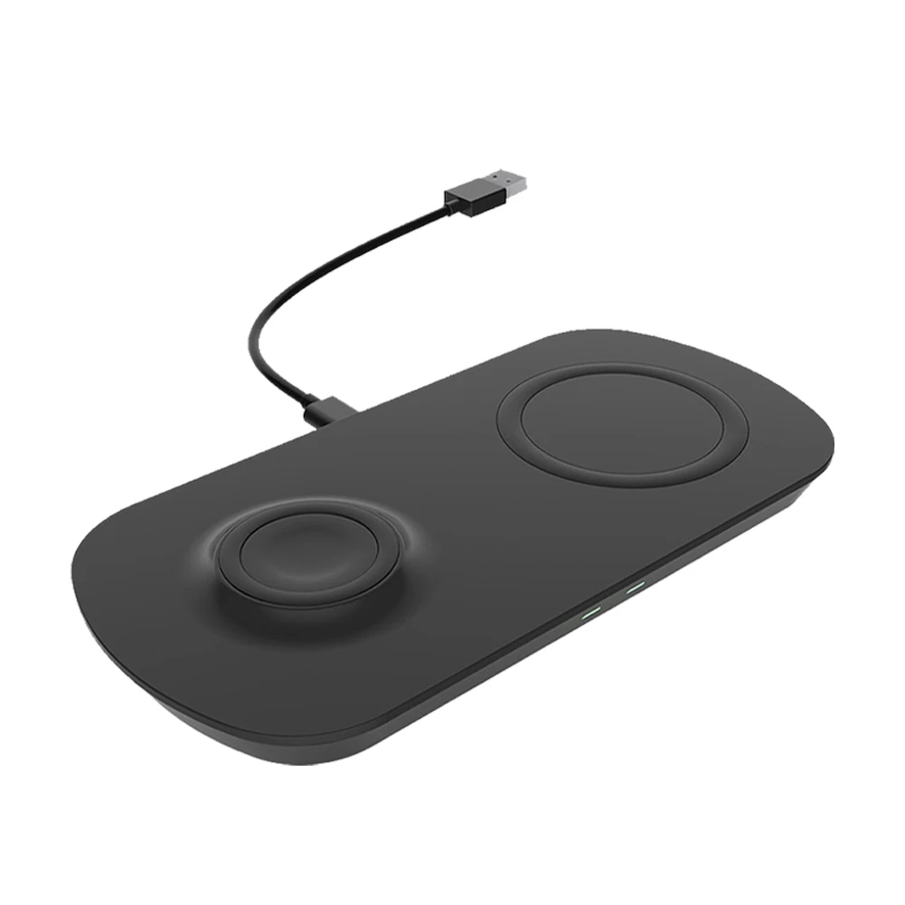 

Умные часы 2 в 1, портативные наушники, беспроводное зарядное устройство для офиса, подставка, быстрая зарядка для путешествий, подарок для ...