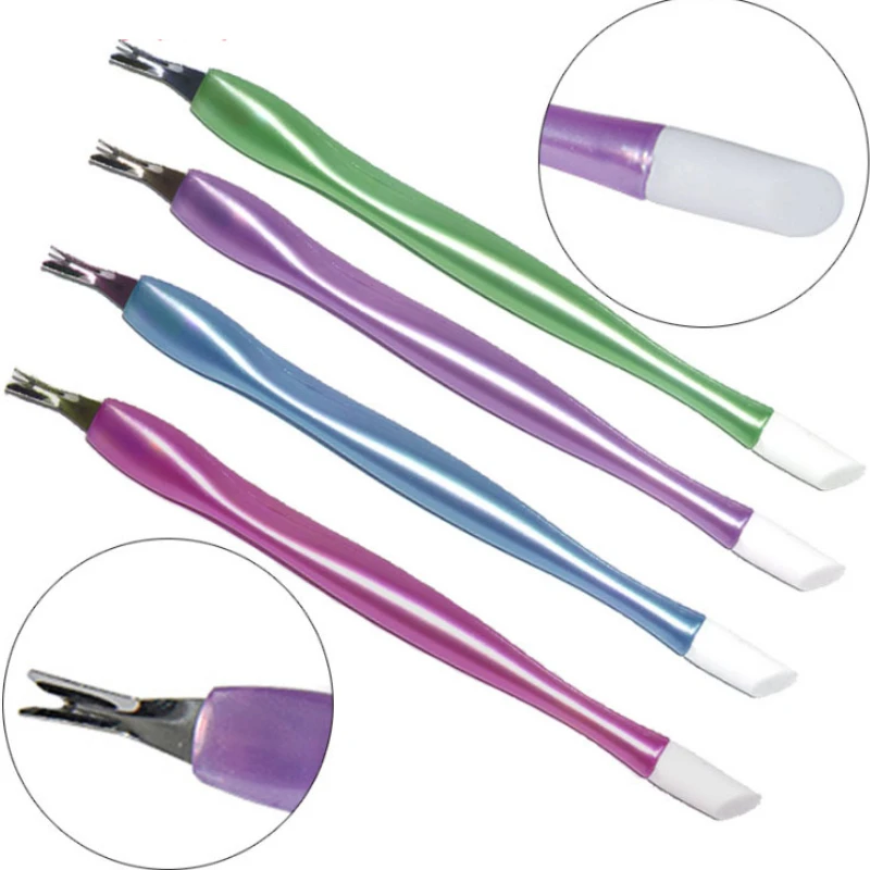 

10pcs Quality Dead Skin Fork Cuticle Remover Manicure Pedicure Stainless Steel Stainless Steel Pedicure Nails Care Nail Tools