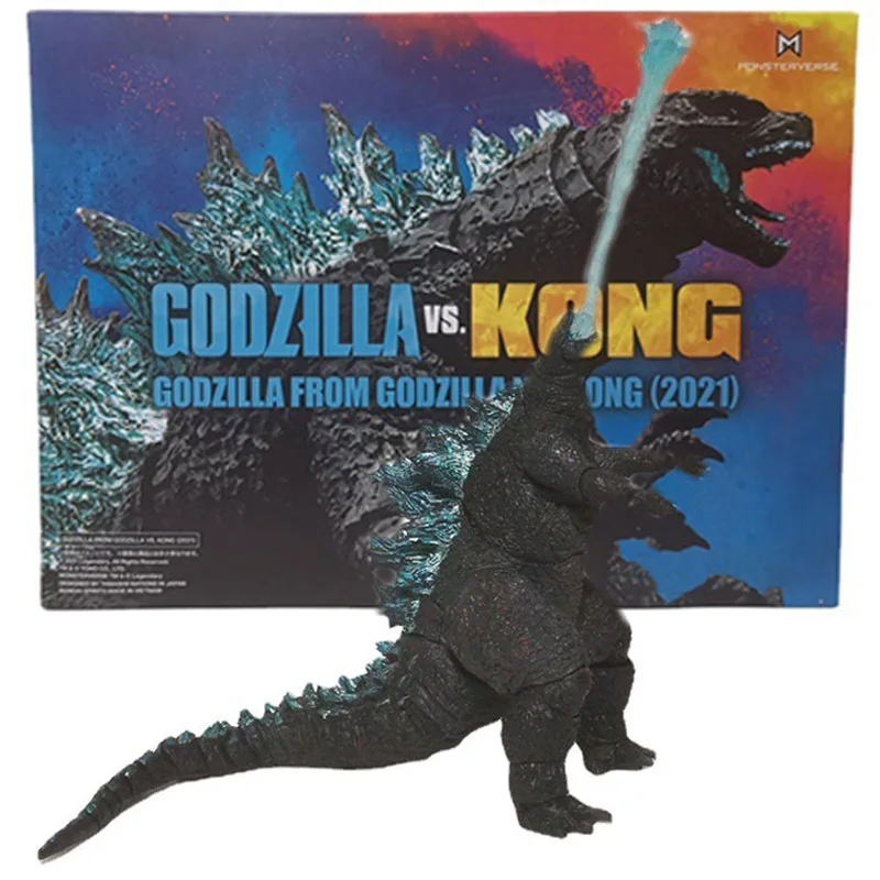 

2021 Movie Version Godzilla vs King Kong Behemoth Articulated PVC Action Figure Kids Gift 17cm