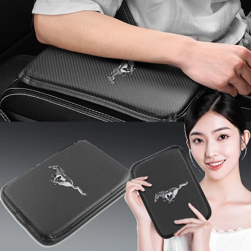 Коврик для подлокотника центральной консоли автомобиля с логотипом из