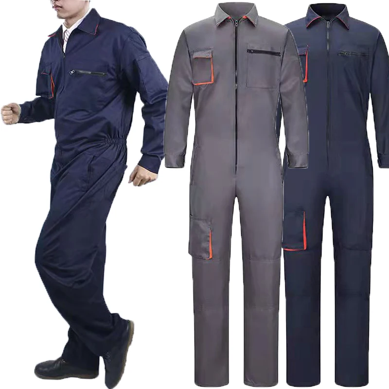 Work Overalls Worker Uniform Men Women Working Coveralls Welding Suit Car Repair Workshop Mechanic Warehouse Cargo Suit Clothing