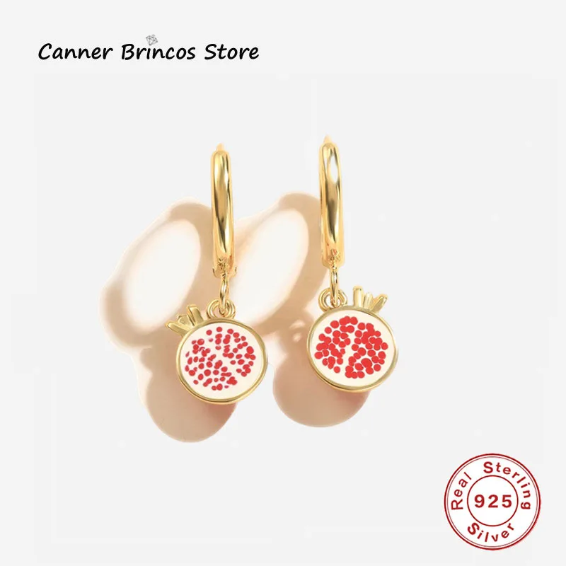 

Женские серьги-кольца из серебра 925 пробы с цирконом