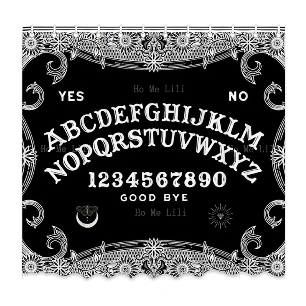 

Готическая декоративная занавеска для душа на Хэллоуин