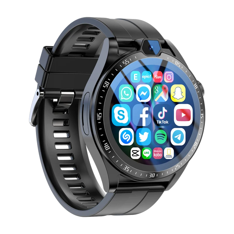 

Смарт-часы Ajeger 2023, 4G, LTE, Android 9, 1000 мА · ч, GPS, SIM-карта, Wi-Fi, камера 5 Мп, 1,43 дюйма, HD экран 400*400, Видеозвонок