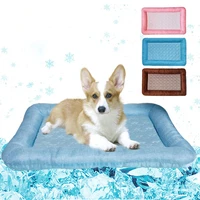 new dog pad summer pet cool nest cat pad large medium and small dog cage non slip sleeping pad new linen cold pet pad