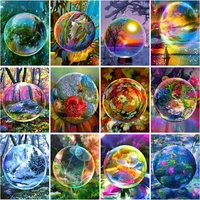 ruopoty oil painting by numbers paint kit coloring by numbers colorful creative waterball picture home decor adults crafts