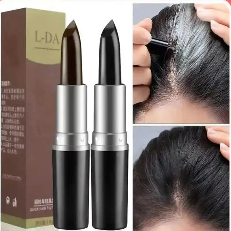 Cream Stick Black Brown Fast Temporary Cover Up White Hair Pen 1pc