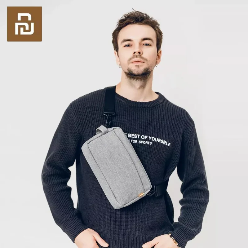 

Youpin New SKAH Casual Shoulder Diagonal Package Comfortable Light Crossbody Travel Camping Sports Chest Outdoor Pack Bag