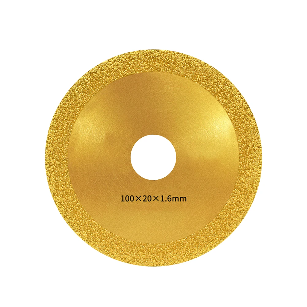 

1 Pc Diamond Saw Blade Metal Brazing Iron Rebar Metal Cutting Discs Set 100mm 20mm Angle Grinder Disk Cut Off Wheel Tool