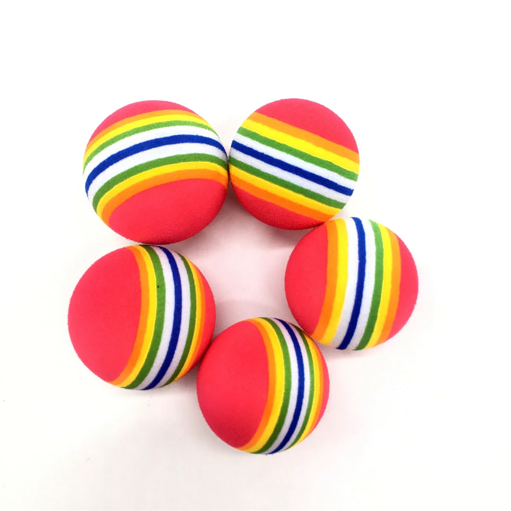 

5 Pcs/piece Mini Pet Dog Cat Eva Ball Toy Soft Ball Bite Resistant Dog Chew Toy Funny Toy Ball Puppy Pet Training Product