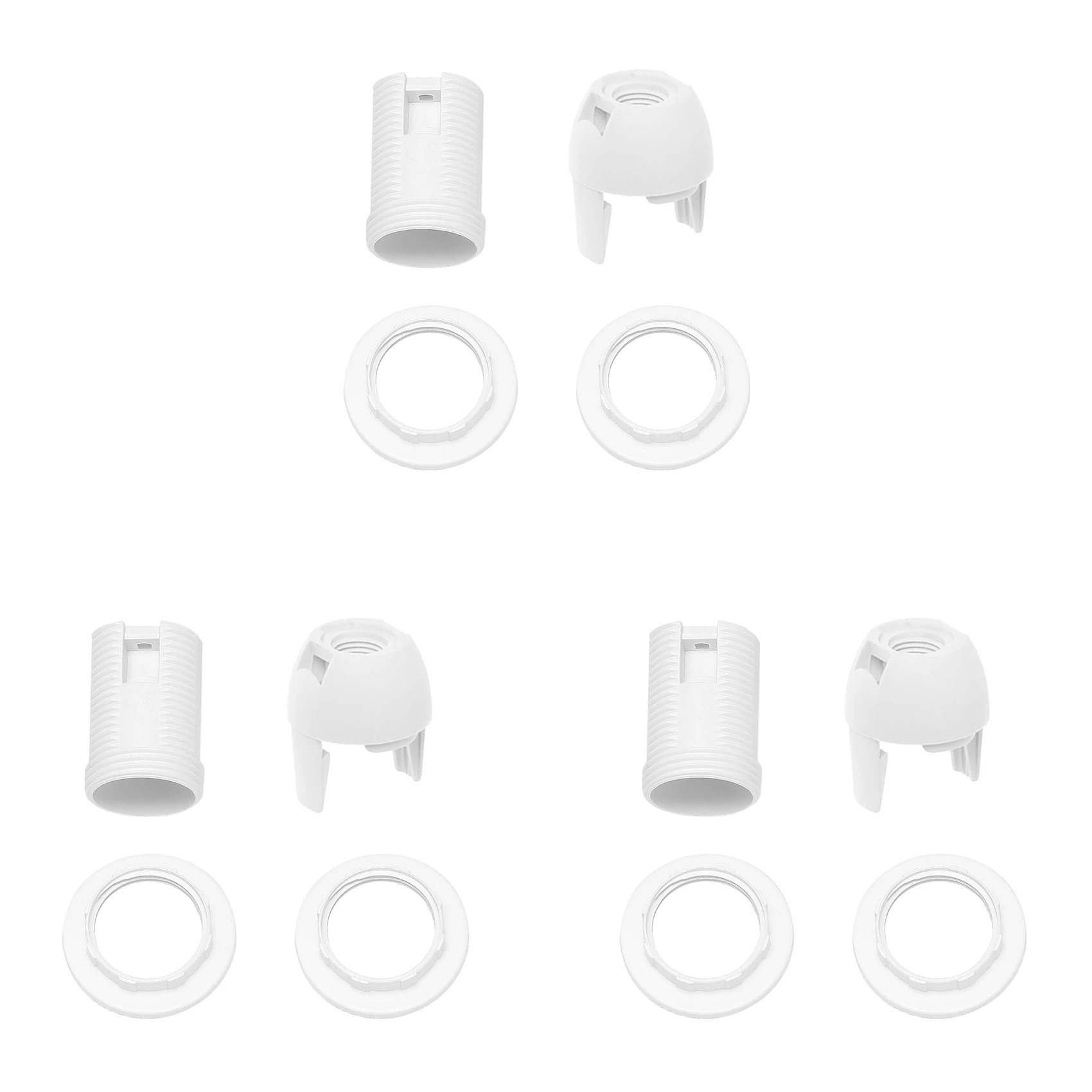 

3x пластиковая оболочка винтового типа E14 лампочка держатель лампы Розетка AC 250V 2A