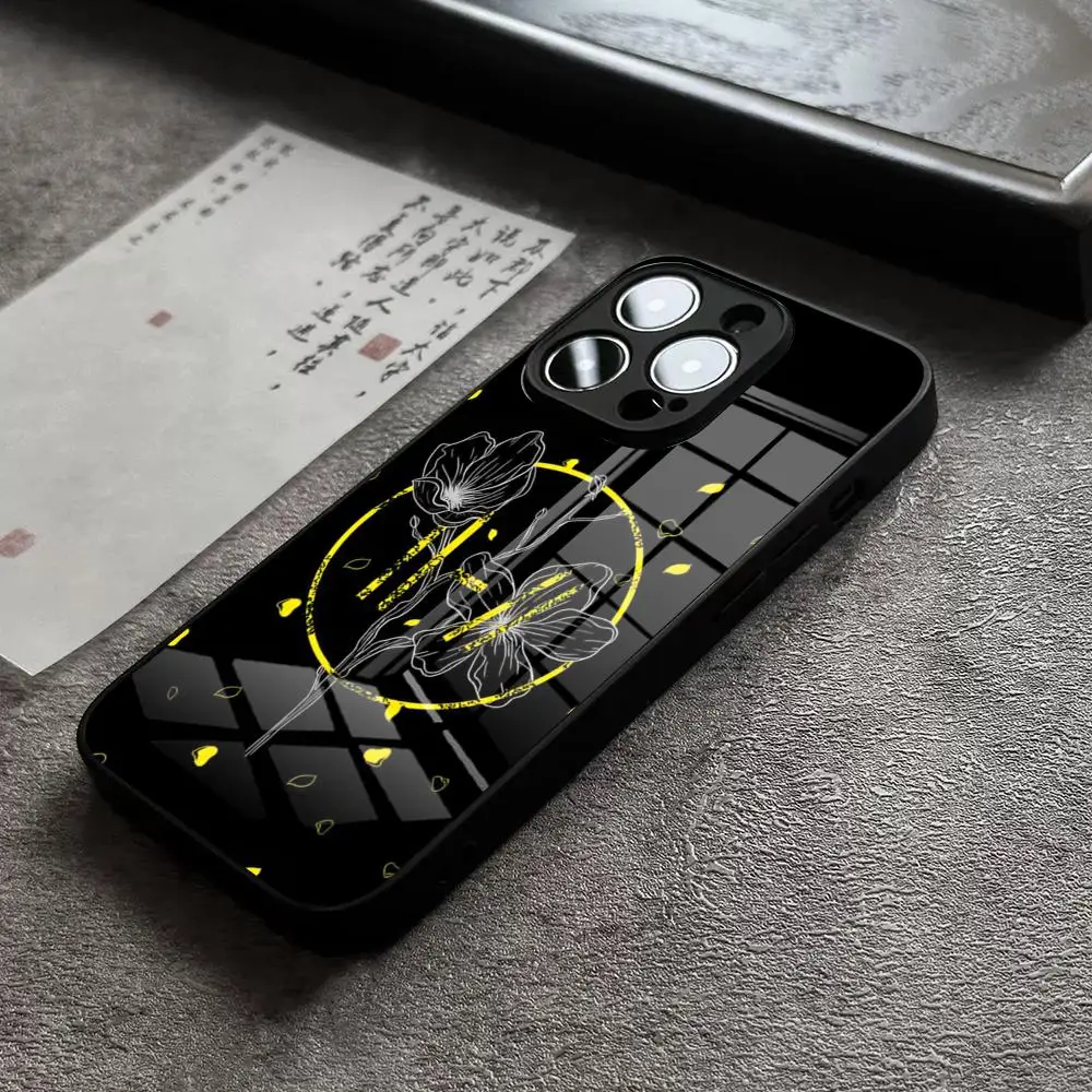 Фото Чехол для телефона Twenty One Pilots 21 для iPhone 13 Pro Max 14 Plus 12 Mini 11 15 X XR XS 16 Plus SE, задняя крышка из закаленного стекла №4