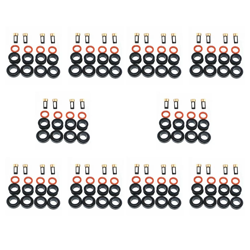 Комплект для ремонта инжектора 10X уплотнение топливной форсунки комплект