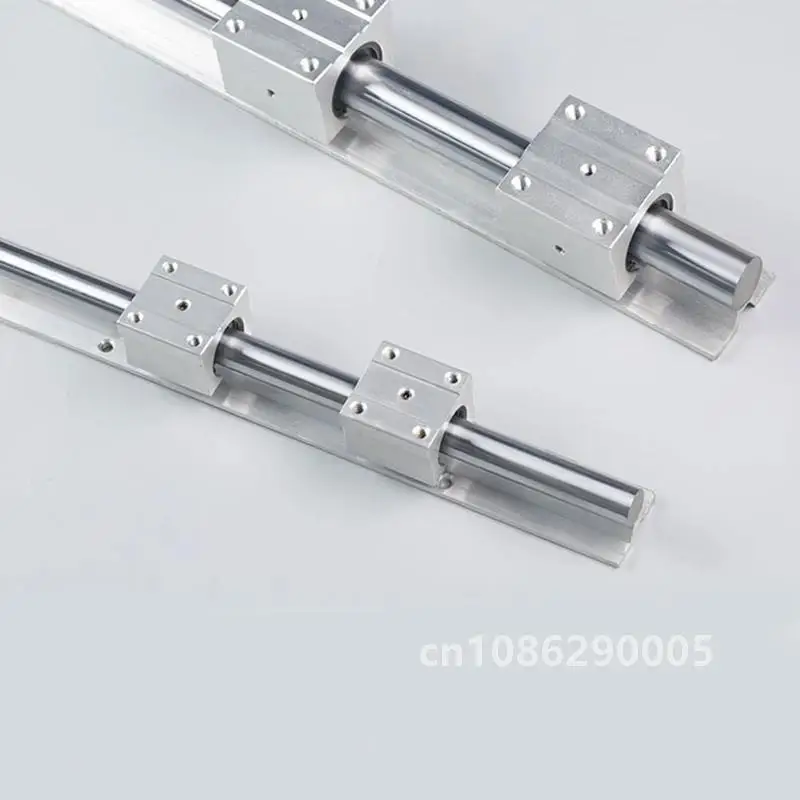 2 шт. SBR12 SBR16 SBR20 Линейная направляющая 300 400 500 600 700 800 1000 мм Полностью опорная + 4