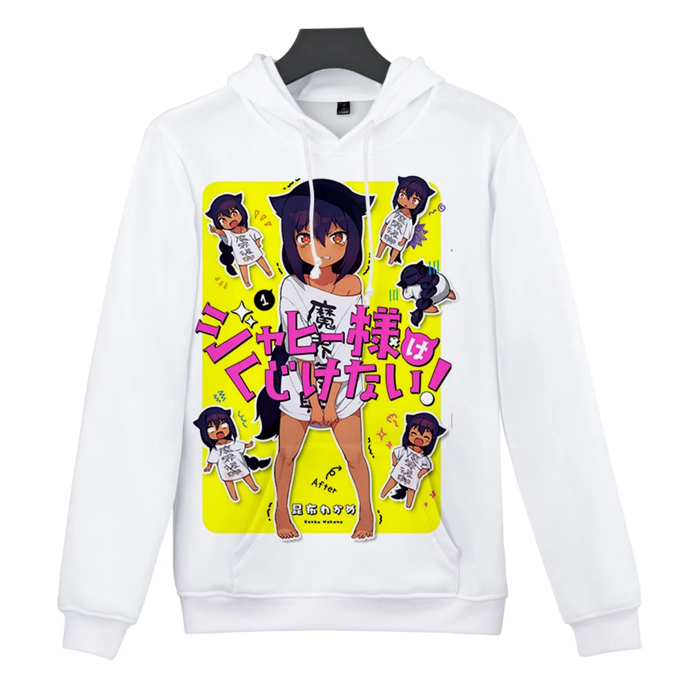 

2021 толстовка с капюшоном и 3D-принтом аниме Jahy-sama Wa Kujikenai! Мужская/Женская Повседневная Толстовка, одежда для мужчин 100-4XL