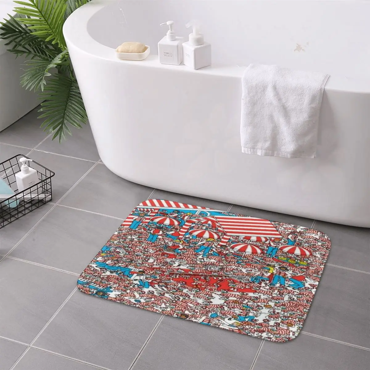 Where's Wally - Find Book Part II Нескользящий коврик для двери напольный ковер кухни входа