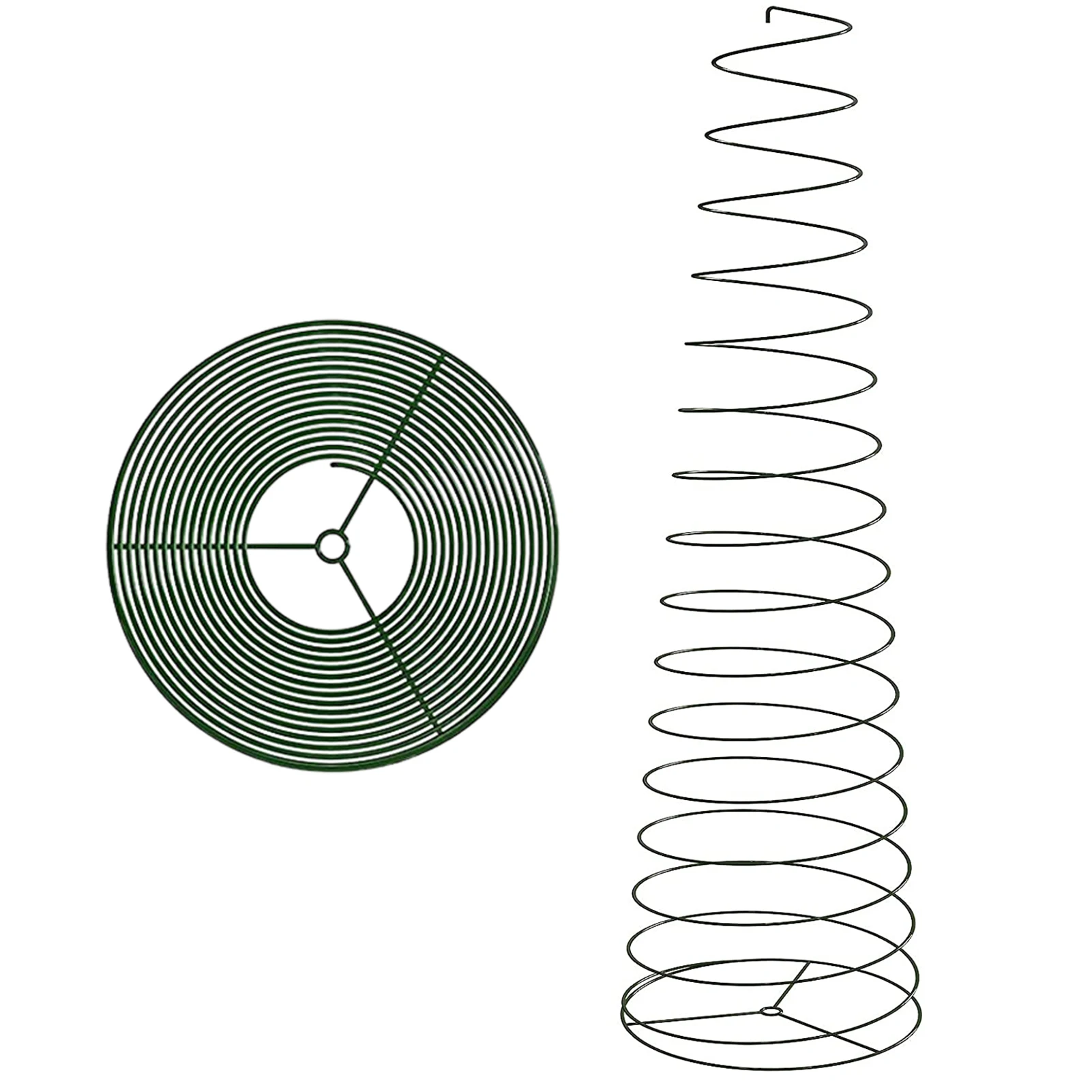 

Plant Stakes Metal Spiral Plant Supports For Outdoor Plants Rustproof Plant Vines Support Cages For Outdoor Flexible Spiral