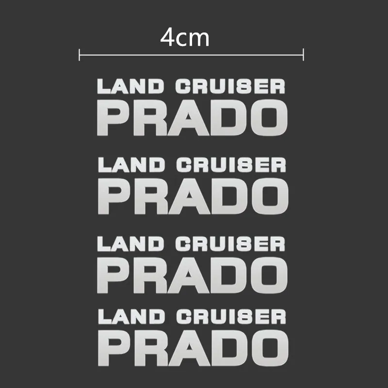 

Наклейки на стеклоочистители автомобиля, металлическая эмблема для Toyota prado land cruiser, аксессуары