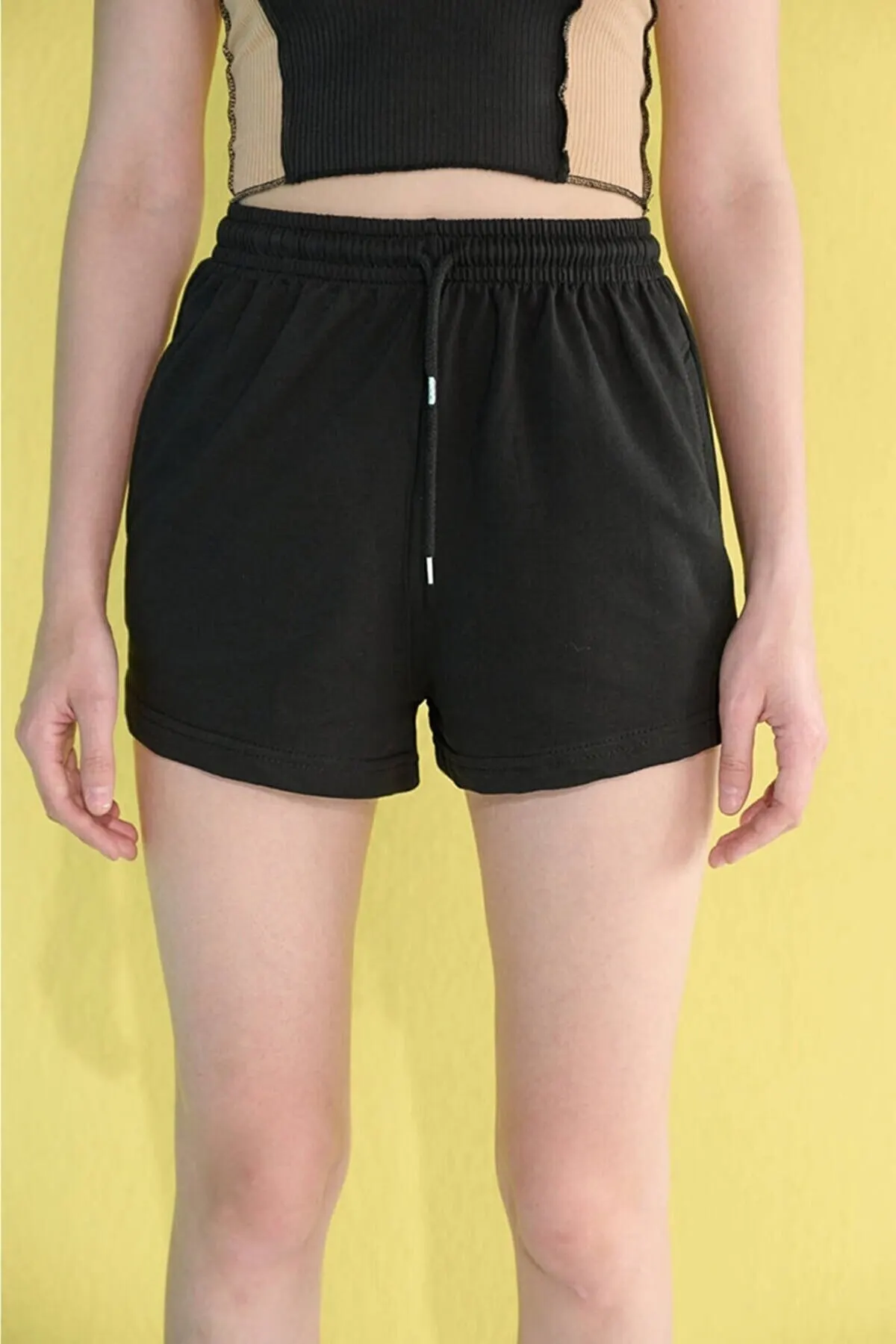 Women's Shorts High Waist New Summer Style Bermuda Basic Short Pants Streetwear Home Fashion Short Pants