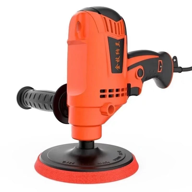 

2023 New Car polishing locomotive waxing machine electric beauty 220V small dual purpose drill polishing machine hand electric