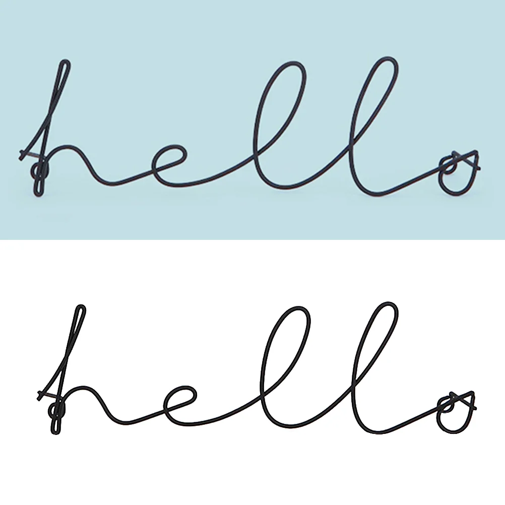 

Черный металлический знак, настенный знак, каллиграфия, стена для гостиной, спальни, настенное украшение