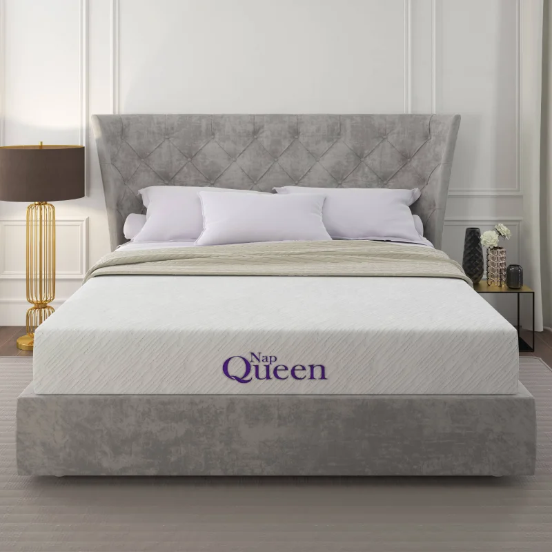 NapQueen Elizabeth 10" Gel Memory Foam Mattress, Full bedroo