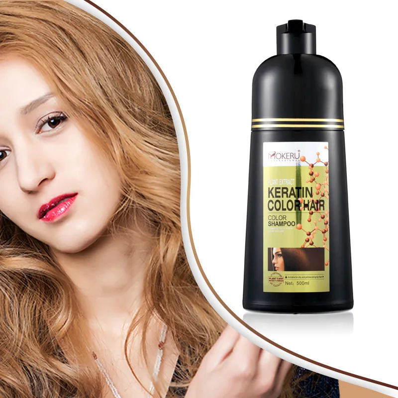 Dye Shampoo For Cover Gray White Hair