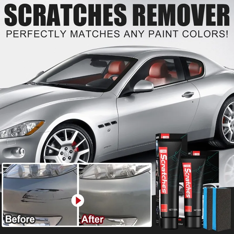 

Car Scratches,Polishing Paste Maintenance,Car Wax Renovation Paste, Paint Cleaning, Decontamination, Wax Scratches Repair