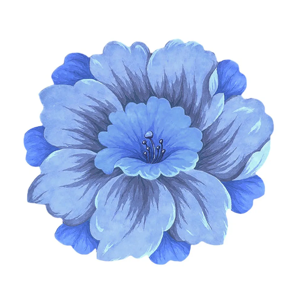 

Round Flower Carpet Chinese Style Bedroom Living Room Sofa Table Mat Anti-skid Floor Mat Home Decoration