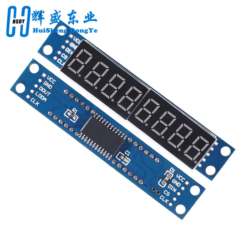 MAX7219 7-сегментный 8-значный трубчатый шаблон дисплея микроконтроллер модуль
