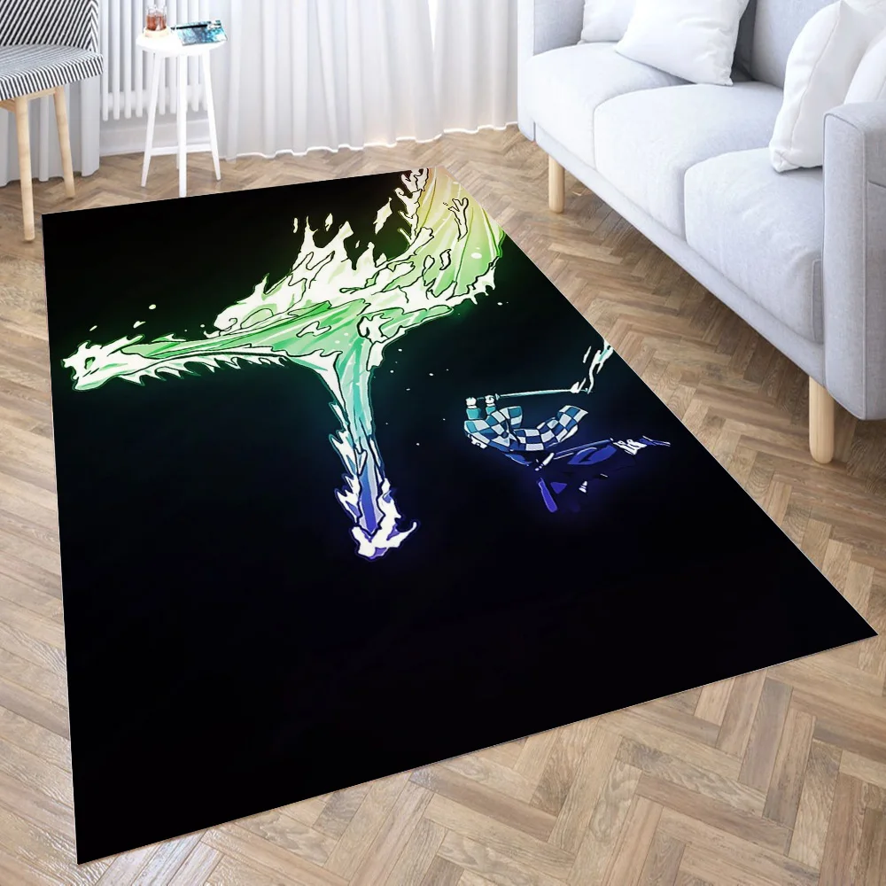 

Demon Slayer New Pattern Floor Mat Door Mat Big Baby Crawl Carpet Non-slip Sheet Bedroom Living Room Home Decora