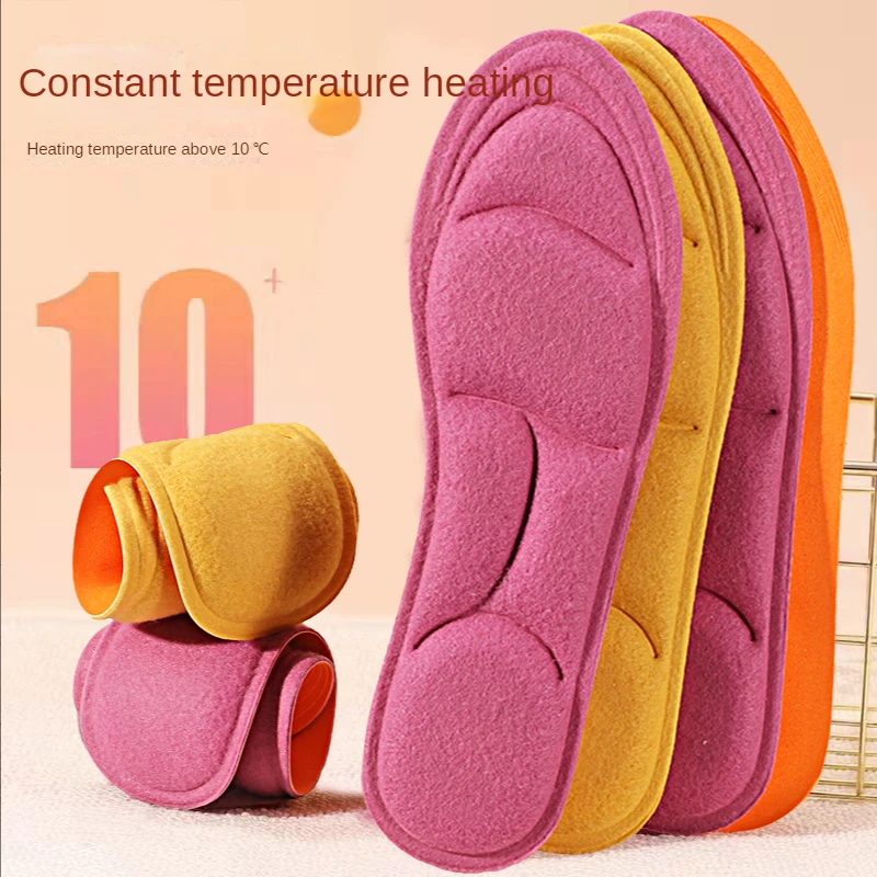 

Warmed Insole Winter Warm Adjustable Size Thick Insole Deodorant Comfortable Sweat-Absorbent Breathable Stand Warming Products