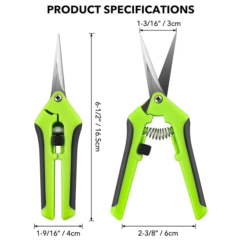 Садовые ножницы из нержавеющей стали для гидропонных лезвий