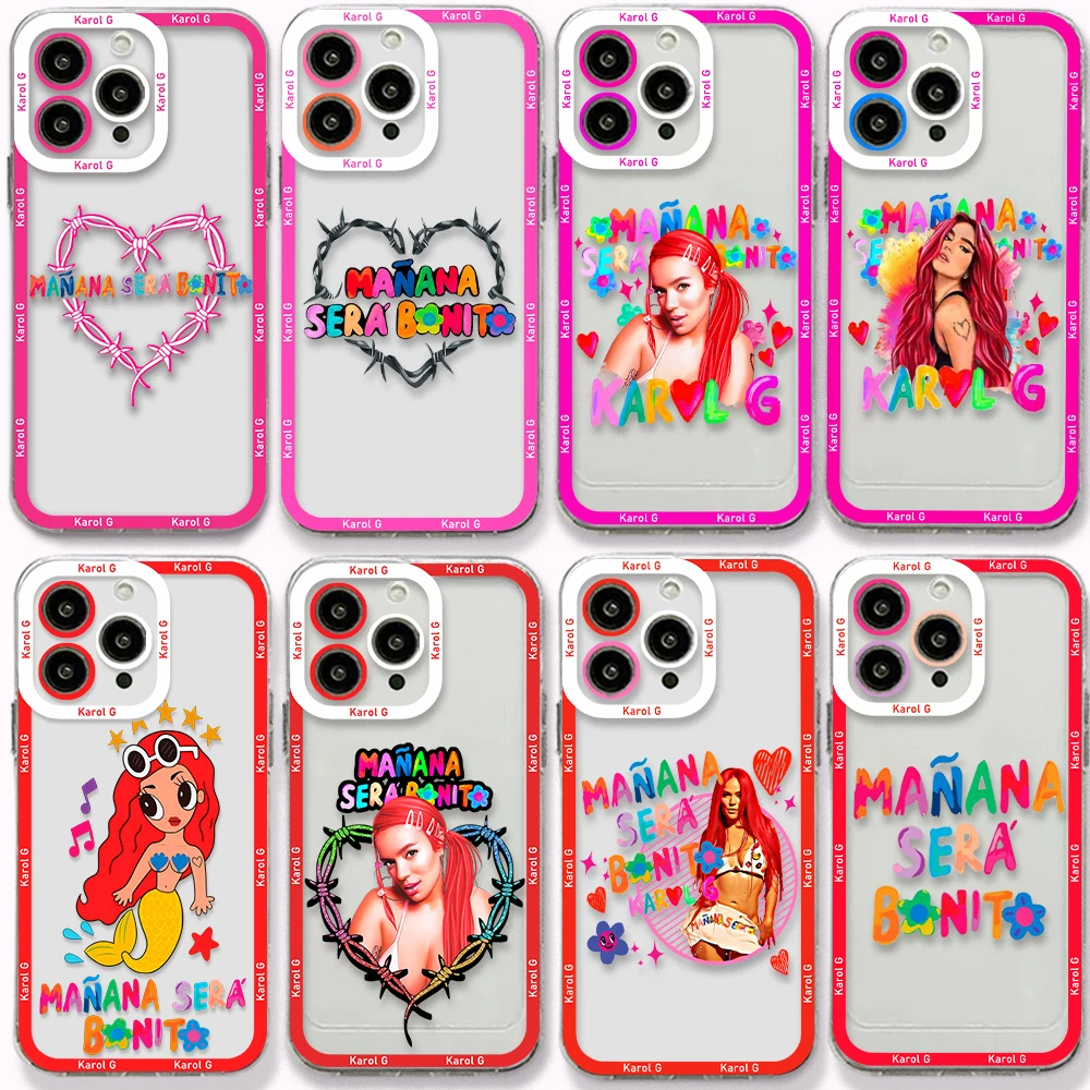 

Karol G Manana Sera Bonito Phone Case For iPhone 14 13 12 Mini 11 Pro Max X XR XS 7 8 SE Plus Soft Silicone Transparent Cover