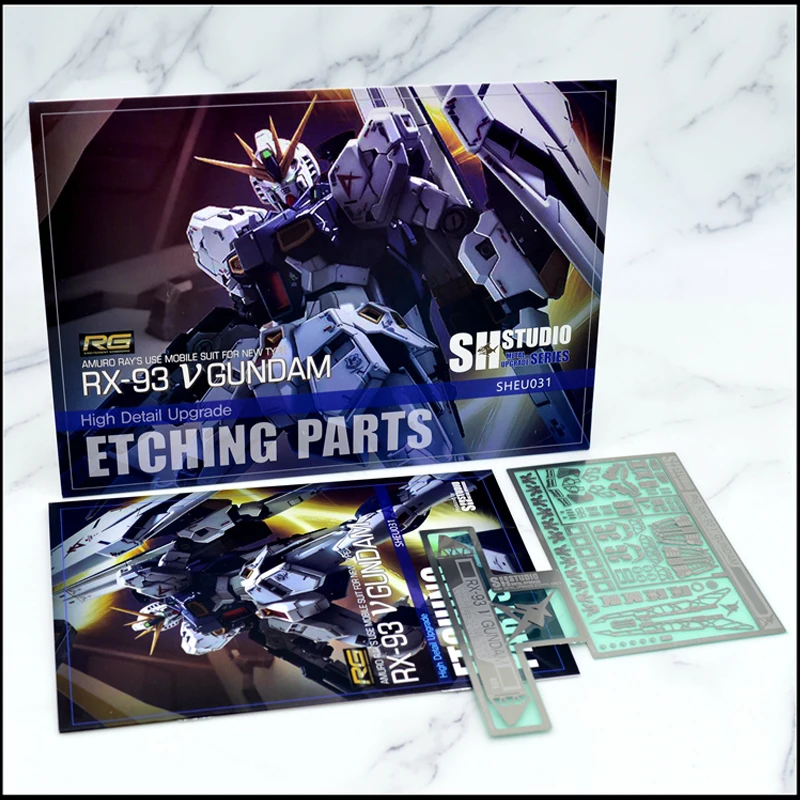 

SH STUDIO RG 1/144 RX-93 V GUNDAM обновленные детали для металлических гравировок в сборе, пластиковая модель в комплекте, рождественские подарки
