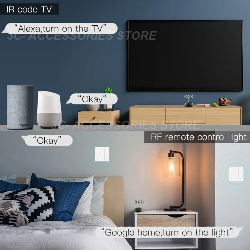 

Пульт дистанционного управления Alexa Home, универсальный инфракрасный пульт дистанционного управления, работает с умным домом