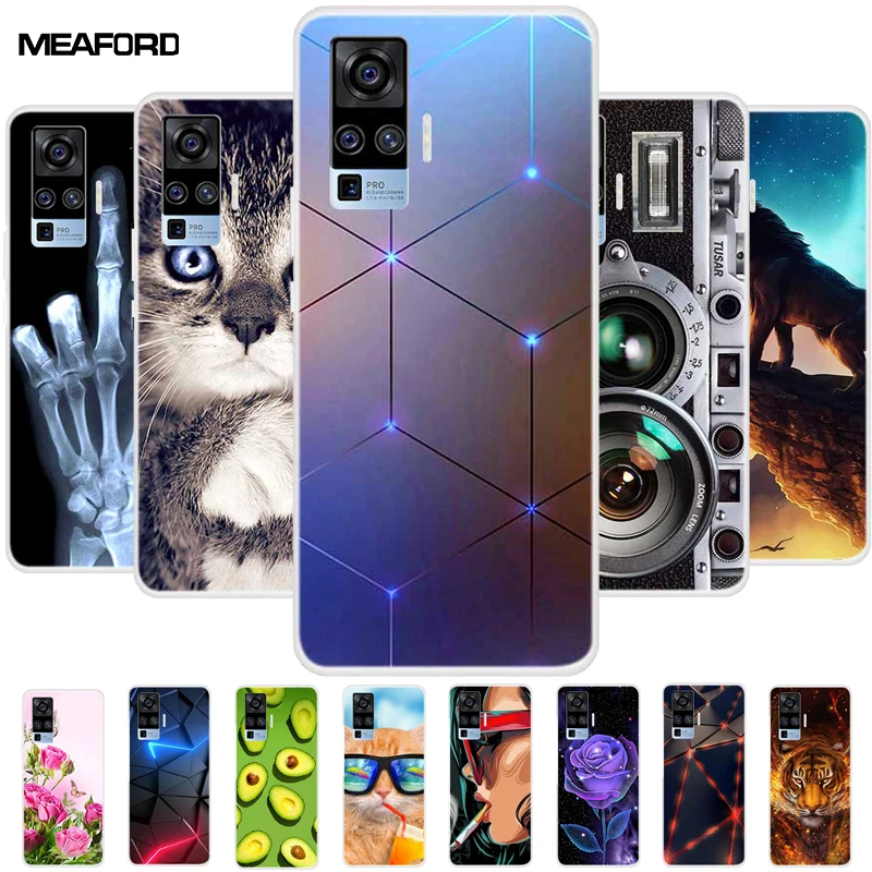 ДЛЯ vivo X51 5G Cases XE710, модный прозрачный мягкий силиконовый чехол из ТПУ для vivo X51