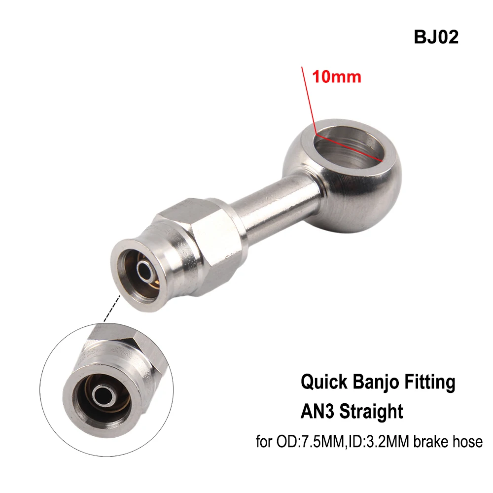 

AN3 мотоцикл мотоцикл гидравлический тормозной масляный шланг фитинг банджо m10x1 нержавеющая сталь 10 мм