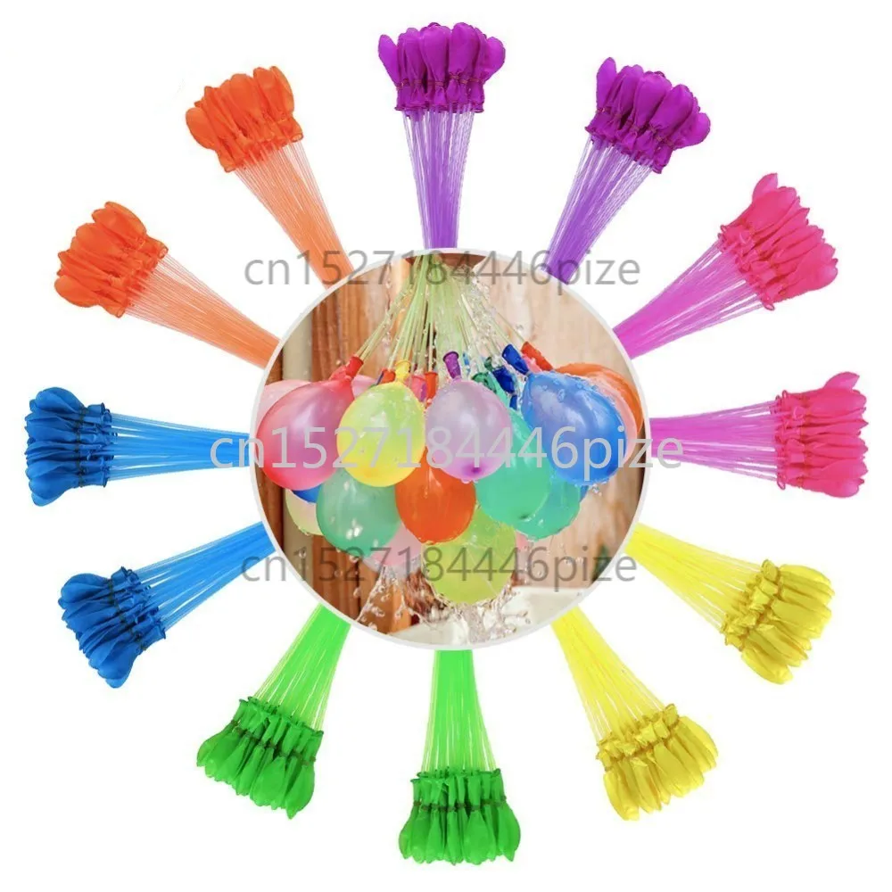 

111pcs/bag Filling Water Balloons Funny Summer Outdoor Toy Balloon Bundle Water Balloons Bombs Novelty Gag Toys For Children