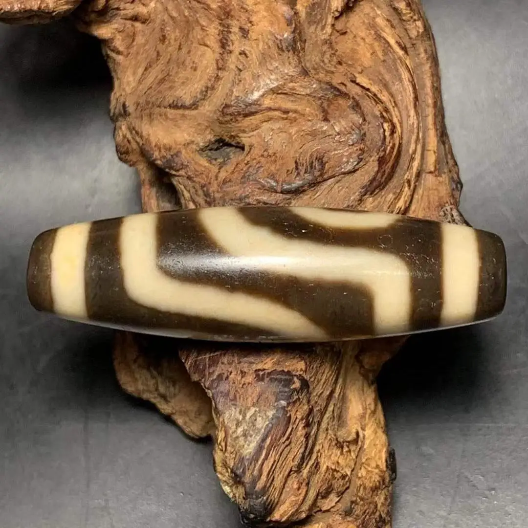 2-глазные бусины Tibentan Dzi два глаза древние каменные антикварные для