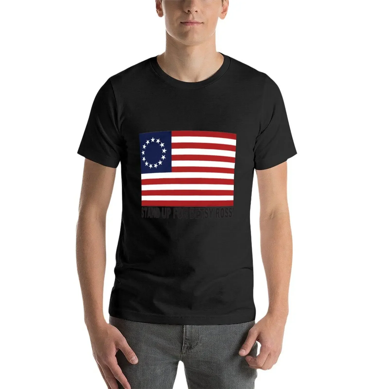 Футболка Stand up for Betsy Ross Rush Limbaugh футболка с аниме винтажные футболки для мужчин
