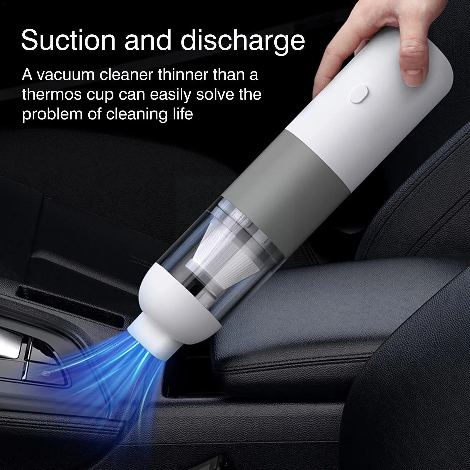 

Cordless 2000pa Car Vacuum Cleaner Wireless Mini Car Cleaning Portable Handheld Strong Suction Dust Buster For Car Home Off X1W4