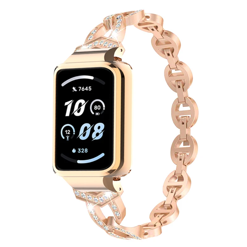 Металлический ремешок для часов с бриллиантами Honor Band 9